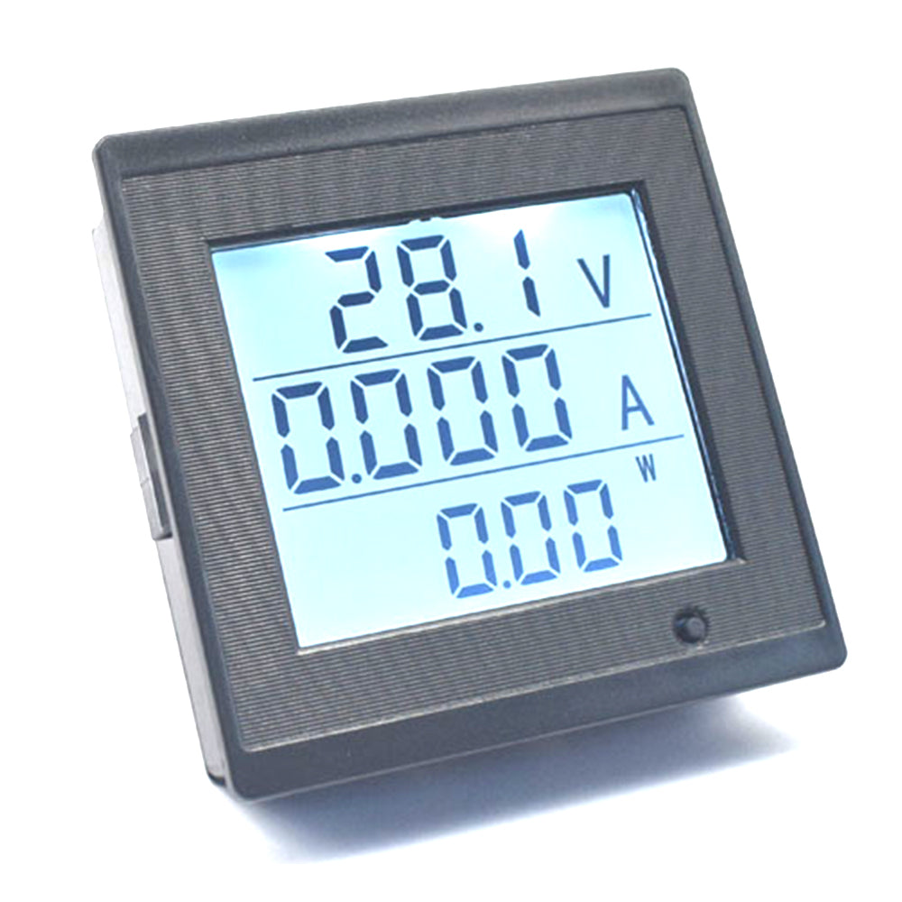 DC 6-200V 20A Voltage Current Meter LCD Digital Display Power Consumption Impedance Multi-Function Meter Tester Tools With Alarm