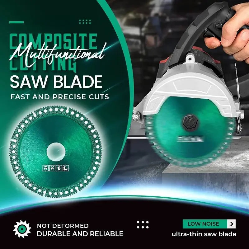 Composite Multifunctional Cut Saw Blade Circular Disc Diamond Ceramic Tile Glass Wood Marble PVC Ultra Thin Angle Grinder 100mm