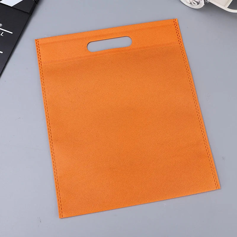 50pieces Nonwoven Storage Bags Eco-friendly and Reusable Nonwoven Shopping Bags Gifts Promotional Tote Bags