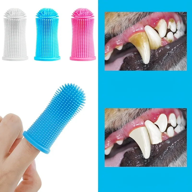 3-Pack Extra-Soft Pet Toothbrush for Dogs & Cats – photo 5