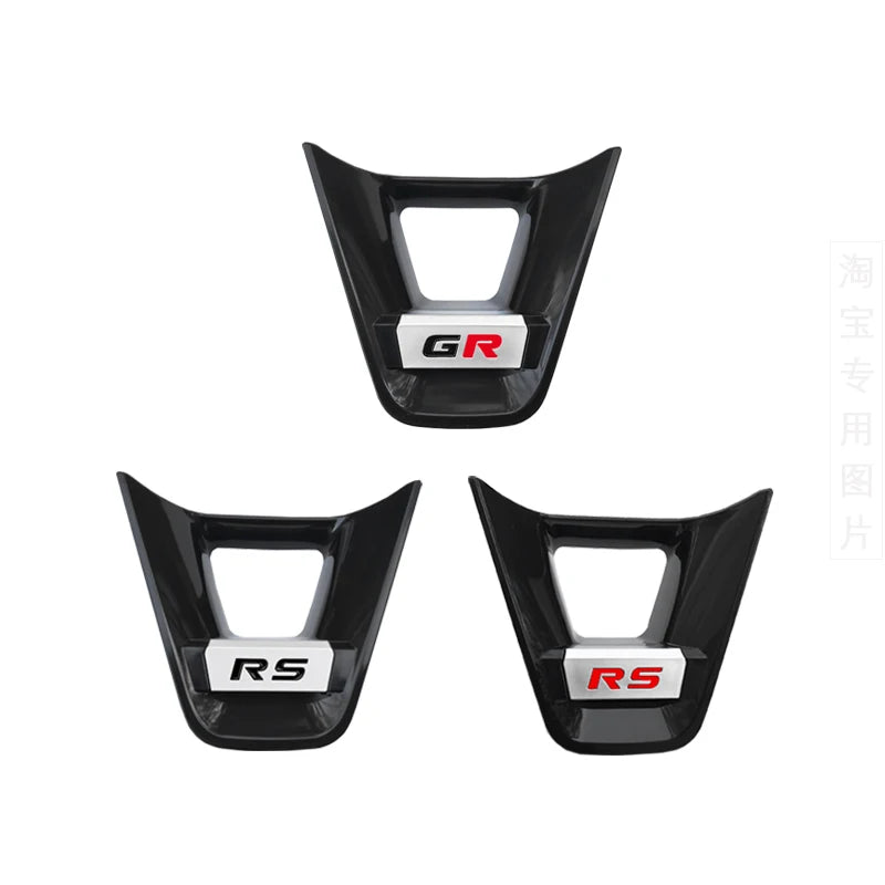 Applicable to Toyota Fronanda Corolla RAV4 Rongfang Wilanda Leiling steering wheel decorative frame modification sticker