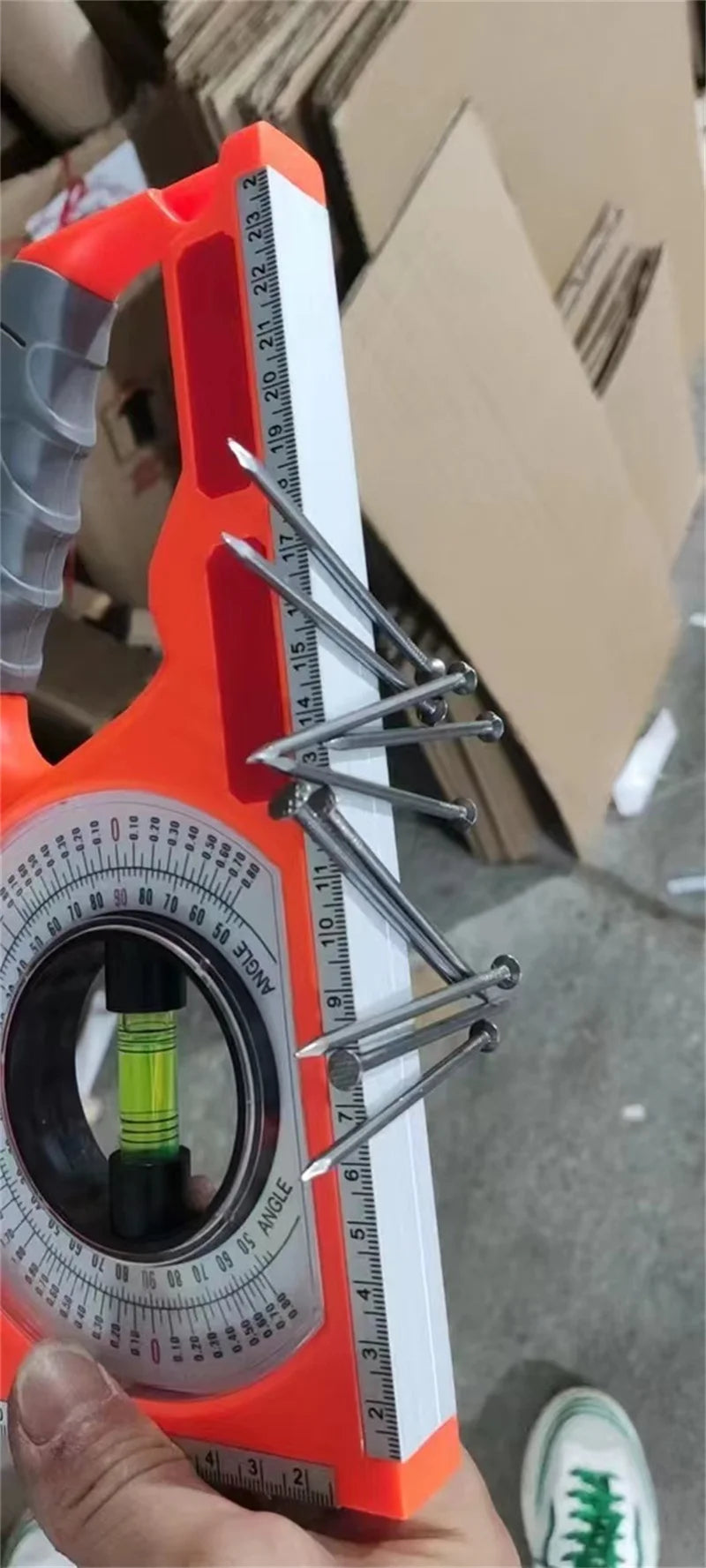 High Precision Angle Slope Measuring Instrument Magnetic Level Bubble Inclinometer Protractor Angle Finder Slope Scale Level