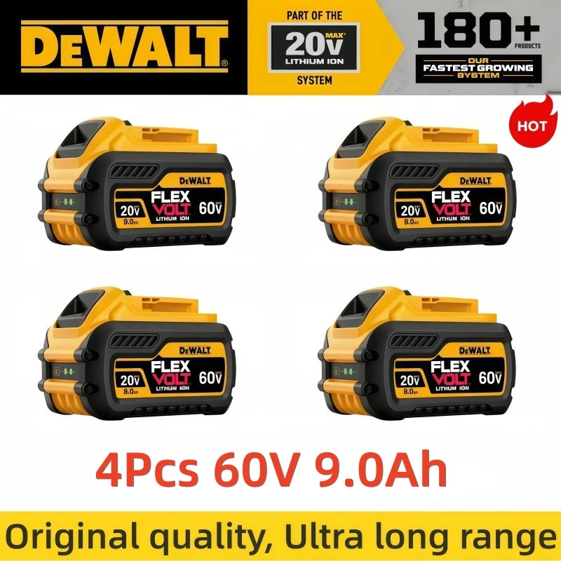 New Dewalt 60V 9.0Ah Battery Compatible with DCB200 DCB204 DCB205 DCF880 DCF885 Impact Drivers.
