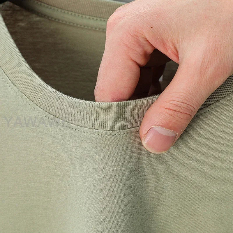 Men's Customizable T-Shirt Crew Neck Comfortable Stylish Fit Personalized Perfect for Men's Designs or Messages Custom T Shirt