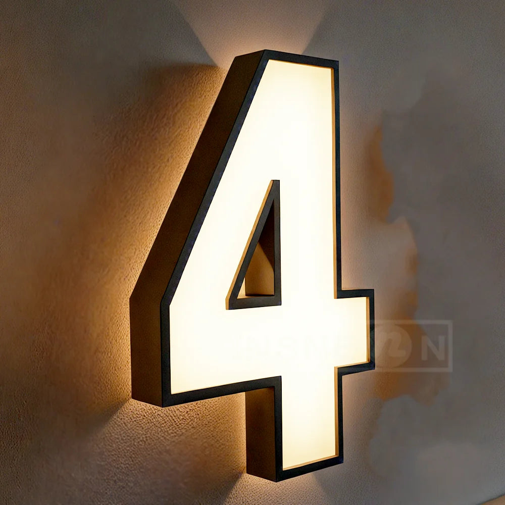 Custom 3D LED Business Sign — Illuminated Metal Letter Logo