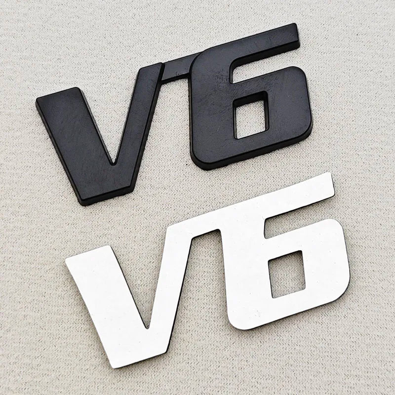 3D Metal Car Sticker Logo 4WD V6 V8 LIMITED Fender Side Badge Rear Trunk Emblem For Toyota LC150 LC200 4Runner Tundra Accessorie