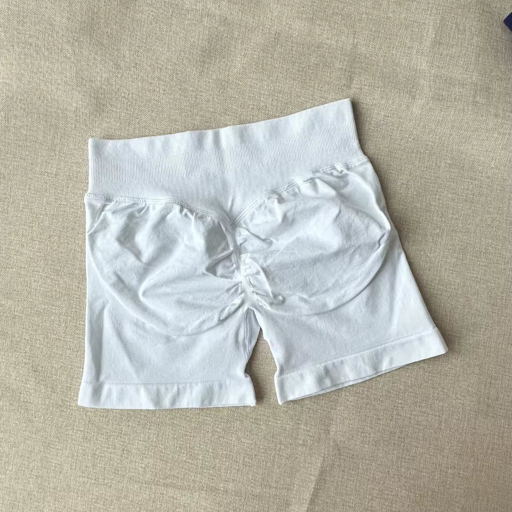 Impacts Shorts Set Workout Scrunch Shorts Sets Halter Sports Fitness Clothes Gym Suit Scrunch Shorts