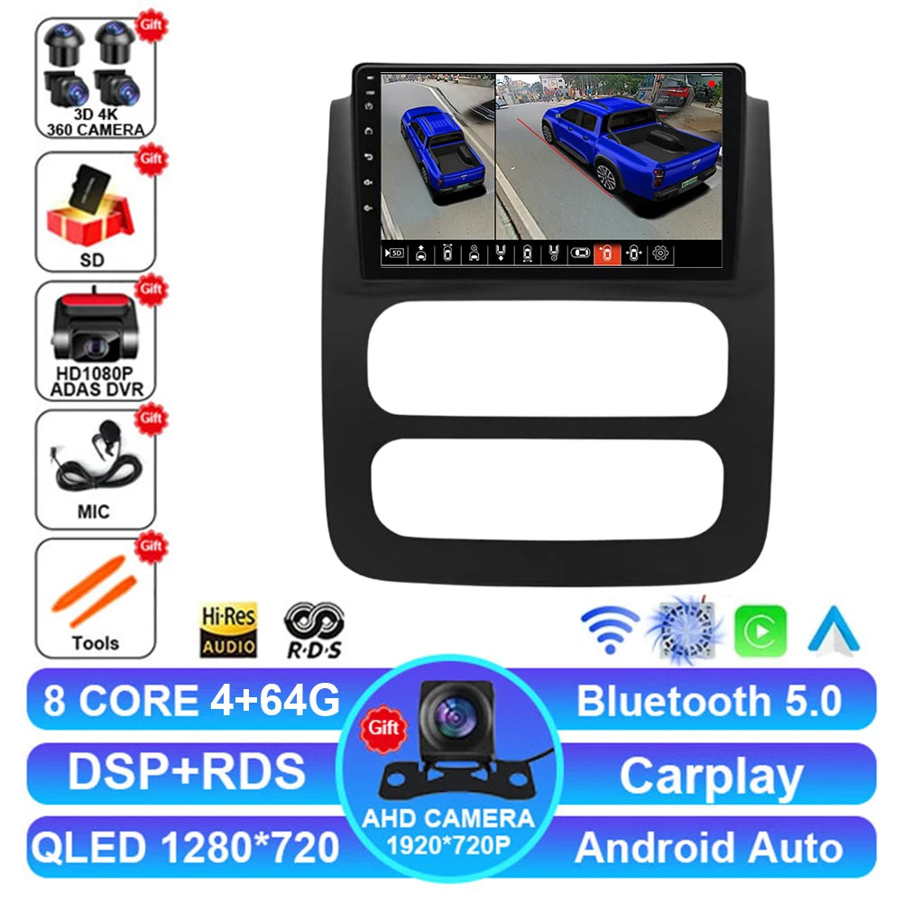 Android 15 Car Radio for 2002-2005 Dodge RAM - CarPlay & GPS