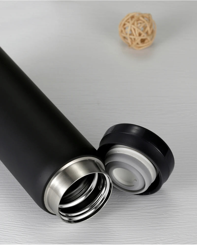 200/300ML 316 Stainless Steel Pocket Mini Thermos Custom LOGO Black Hot Water Bottle Vacuum Flask For Ice Coffee Travel Cup