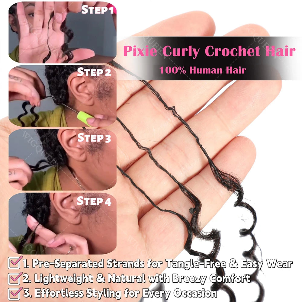 12A Honey Blonde Reusable Small Spirals Curly Crochet Hair For Braid #27 Afro Coily Curly Feather Crochet Human Hair Extensions