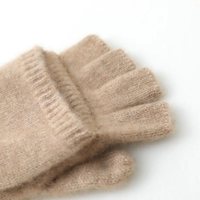 Convertible Flip-Top Mittens - Knit Fingerless Gloves for Adults - photo 6