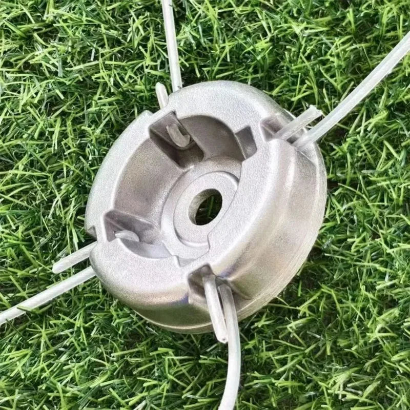 Universal Aluminum Alloy Lawn Mower Head and Replacement -Feed Nylon/String Compatibility Gardening Tools Lawn Mowers