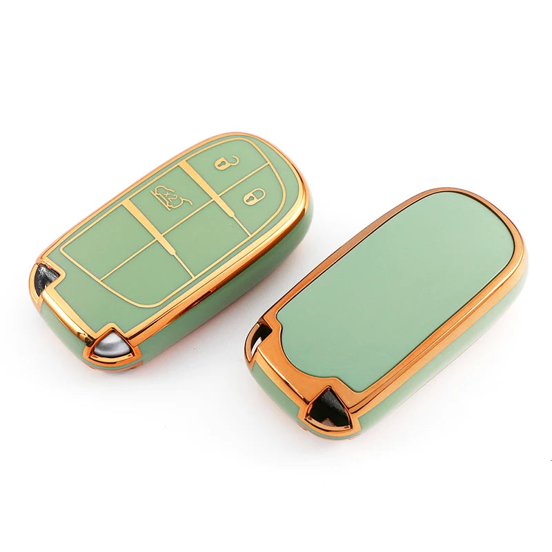 TPU Key Fob Shell Cover — Dodge RAM 1500/Journey/Charger/Dart/Challenger/Durango, Jeep & Fiat