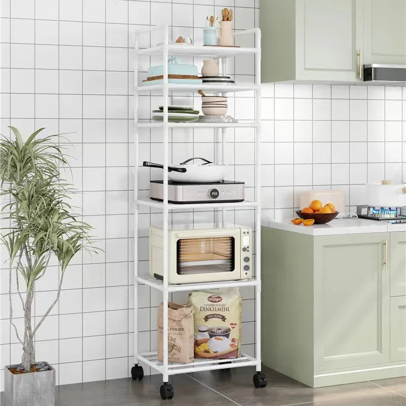 Multi-Level Kitchen Storage Cart - Floor-Standing Shelf Organizer - photo 4