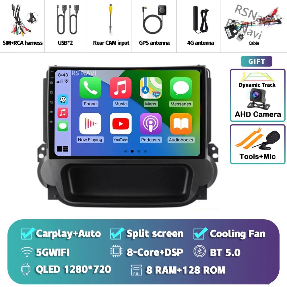 Android 16 Carplay Auto Car Radio Multimedia Player For Chevrolet Malibu 2012-2015 Autoradio DSP GPS Stereo WIFI 2din 16G-512G