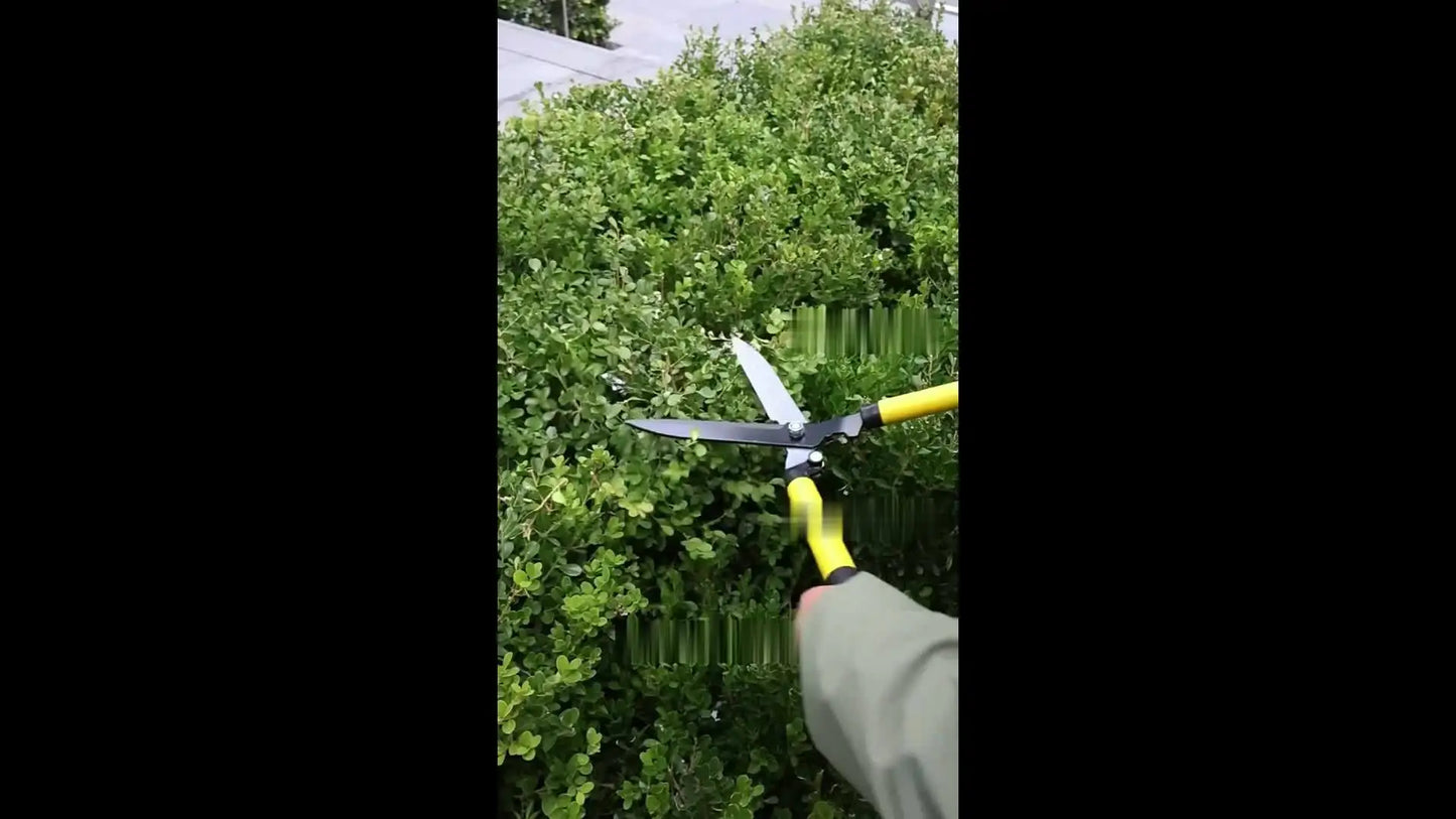 Ergonomic Long-Nose Garden Shears - Alloy Steel Blade, Contemporary Style, No Battery Needed - Perfect for Home Improvement