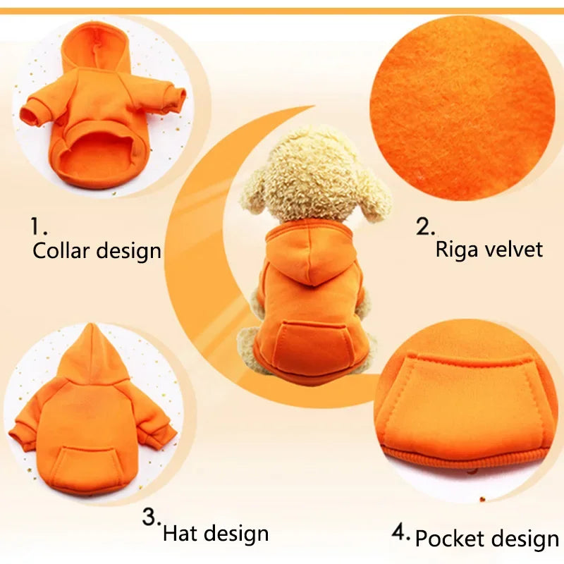 Warm Dog Hoodie for Small Dogs - Puppy Coat for Chihuahuas - photo 3