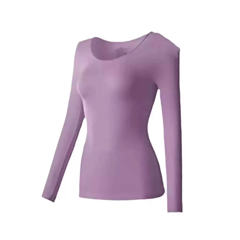 Women's Seamless Ultra-Thin Thermal Set - Long Sleeve Top & Pants - photo 10