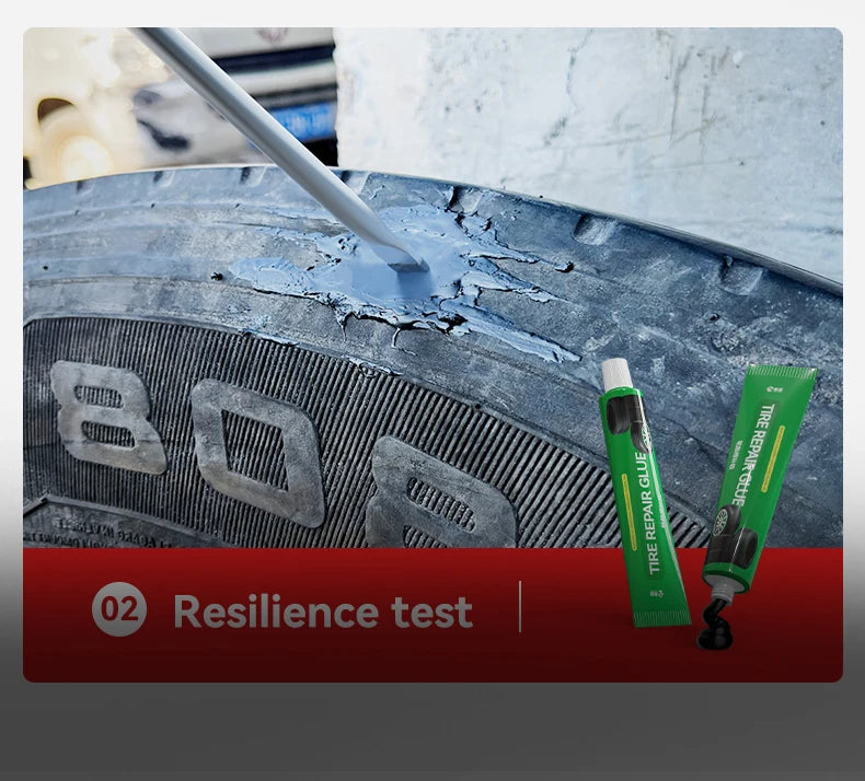 Tire Repair Glue Waterproof & High Temperature Resistant Black Sealing Waterproof And High-Temperature Resistant Repair Adhesive