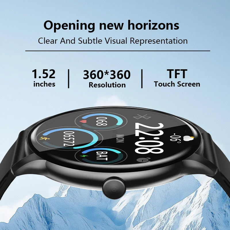 LXASFIT 2026 New Smart Watch Heart Rate Sleep Health Monitor Bluetooth Talk Ladies Sport Smart Watch for Android IOS