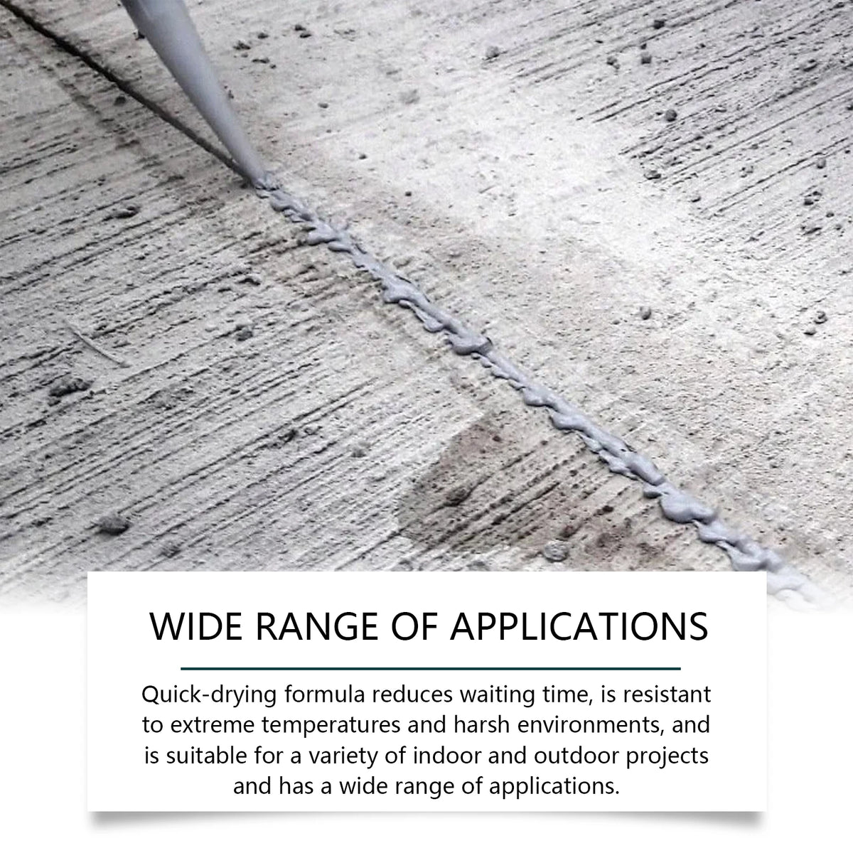 Concrete Crack Filler & Roof Waterproof Leak Repair Sealant