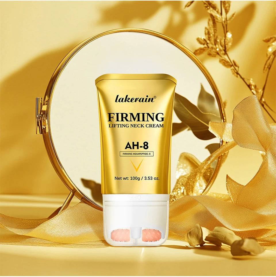 AH-8 Firming Non-Sticky Neck Cream deeply moisturizes, smoothes and refines the skin with a light texture neck cream.