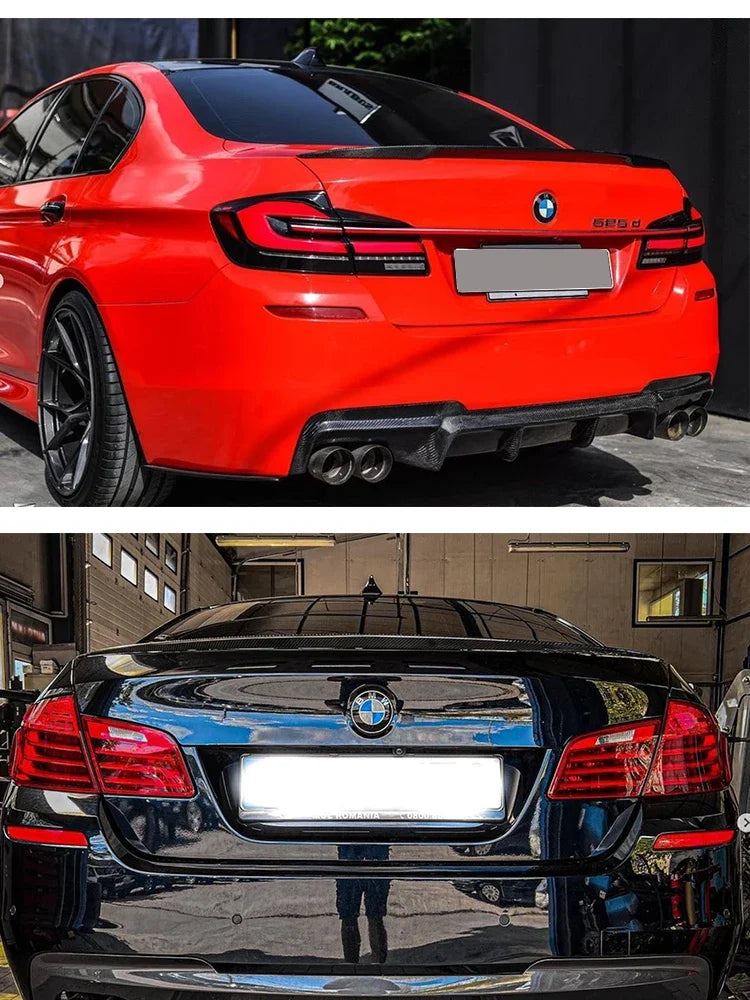 Rear Bumper Trunk Spoiler Lip Roof Carbon Boot Spoiler Wing M5 MP M4 PSM For BMW 5 Series F10 2026-2026 Car Accessories