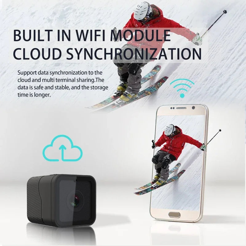 1080P Mini WiFi Camera — Portable Outdoor Sports & Bike Recorder