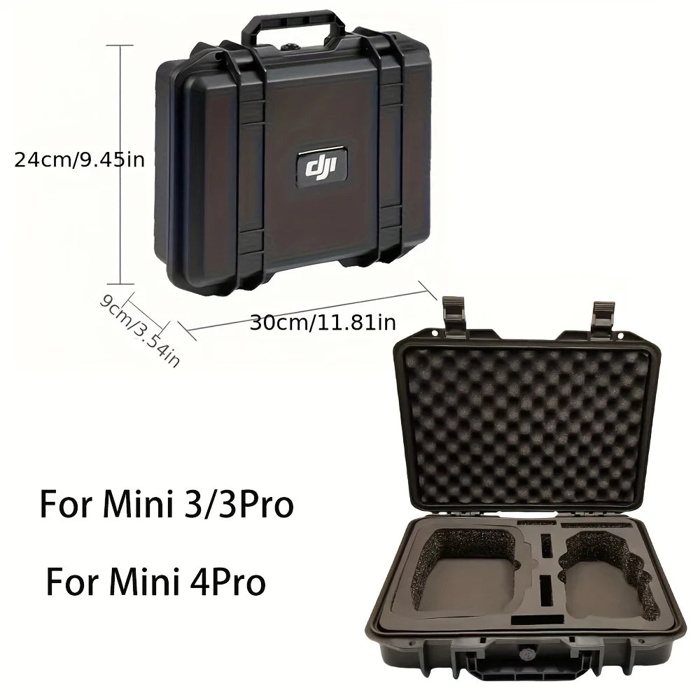 For DJI Mini 3/4Pro Case Mini 4 Pro Explosion Proof Case Mini 4 Pro Bag Portable Waterproof Box Hard Shell Large Capacity Case