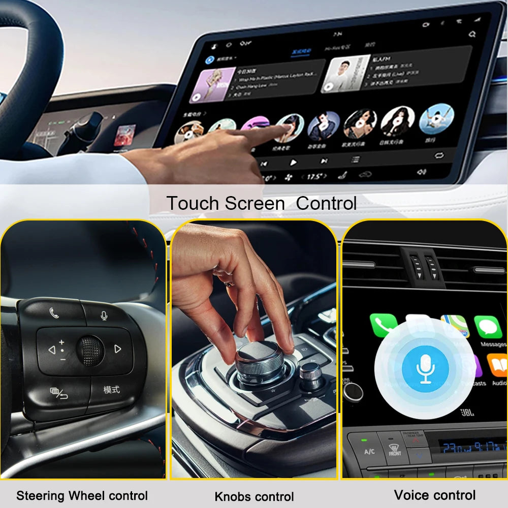 XUDA Wireless Carplay Adapter Android Auto 2in 1 Smart Dongle 2025 5G WIFI For iphone Android Phone For Volvo Benz Mg Kia VW