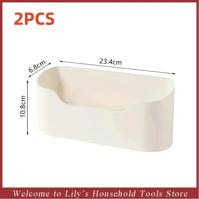 Adhesive Wall-Mounted Storage Box - Cabinet Door and Under-Sink Rack - photo 7