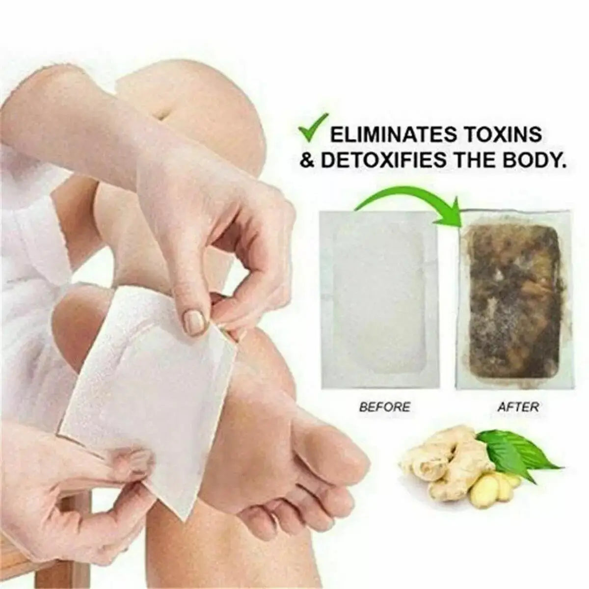 Old Beijing Foot Paste Mai Grass Bamboo Vinegar Foot Paste Improve Sleep Relieve Stress Moisture Foot Patch 30/60/90/120/150 Pcs