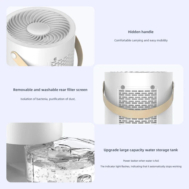 TINSOL 1300ml Smart Negative Ion Dehumidifier, Eliminates Humidity, Mold, and Moisture, Energy-Saving Timer, Air Dryer