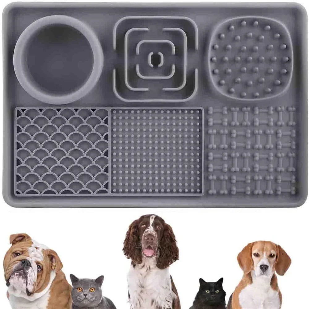 Silicone Lick Mat with Suction Cups - Butter & Peanut Pad – photo 5