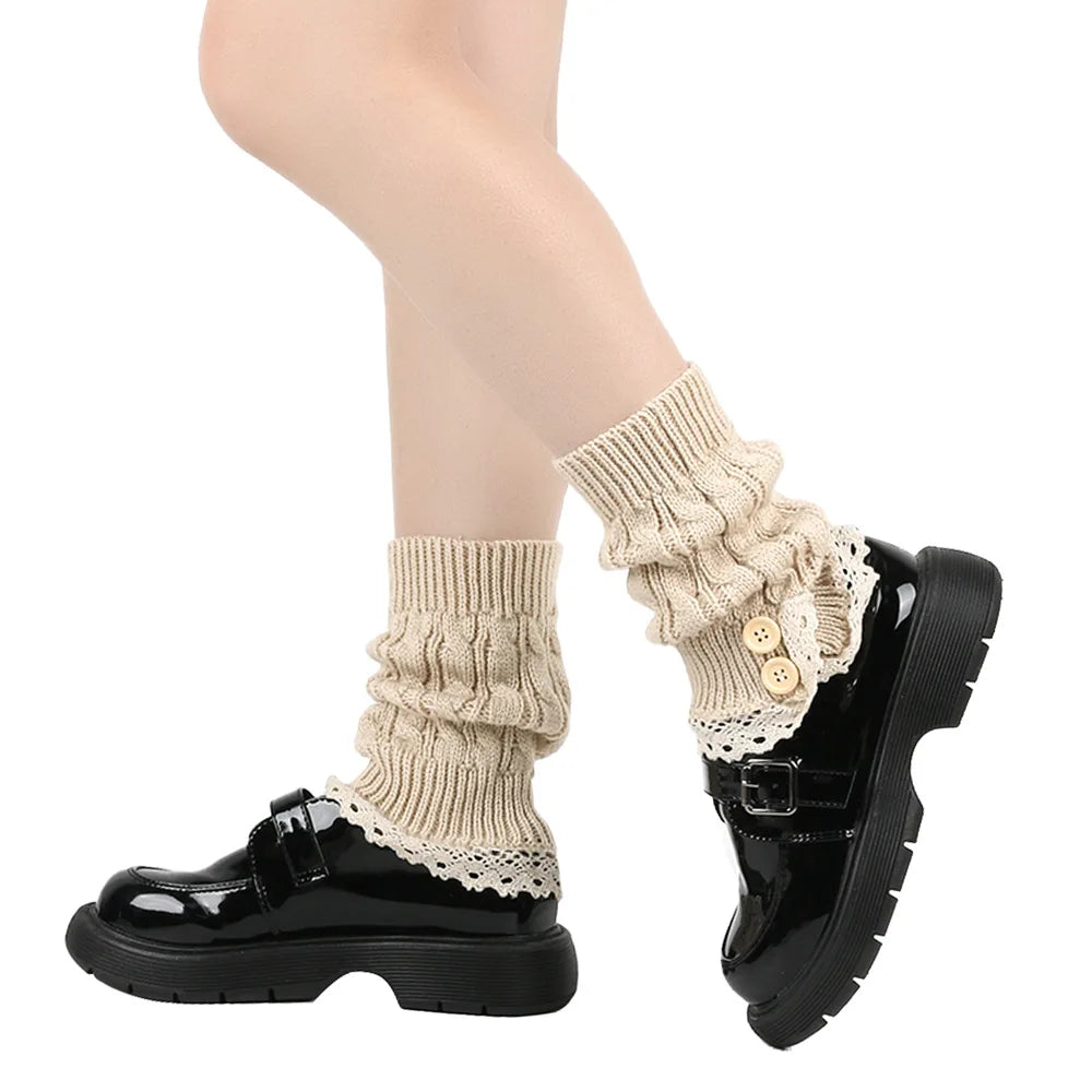 Women's Slouchy Knit Leg Warmers - Stretch Ankle Boot Cuffs - photo 10