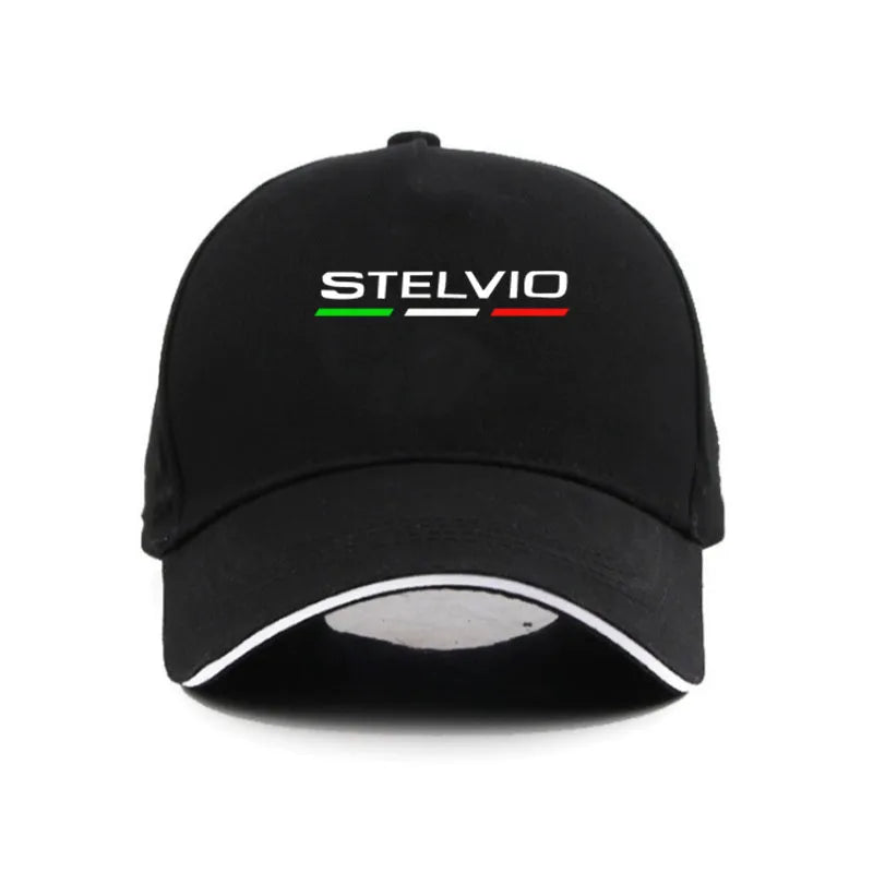 Car Hats Casual Baseball Caps Sunscreen Cotton Ventilate Hat for Alfa Romeo STELVIO Auto Accessories