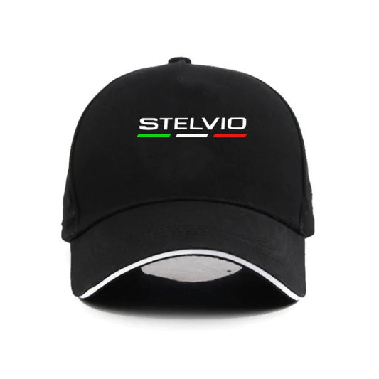 Car Hats Casual Baseball Caps Sunscreen Cotton Ventilate Hat for Alfa Romeo STELVIO Auto Accessories