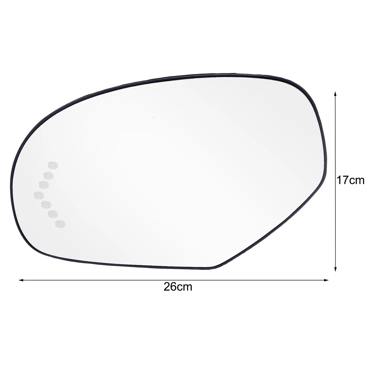Heated LED Side Door Mirror Glass For Chevrolet Avalanche Tahoe Suburban Silverado For GMC Yukon Sierra 1500 2500 3500 HD 2007-