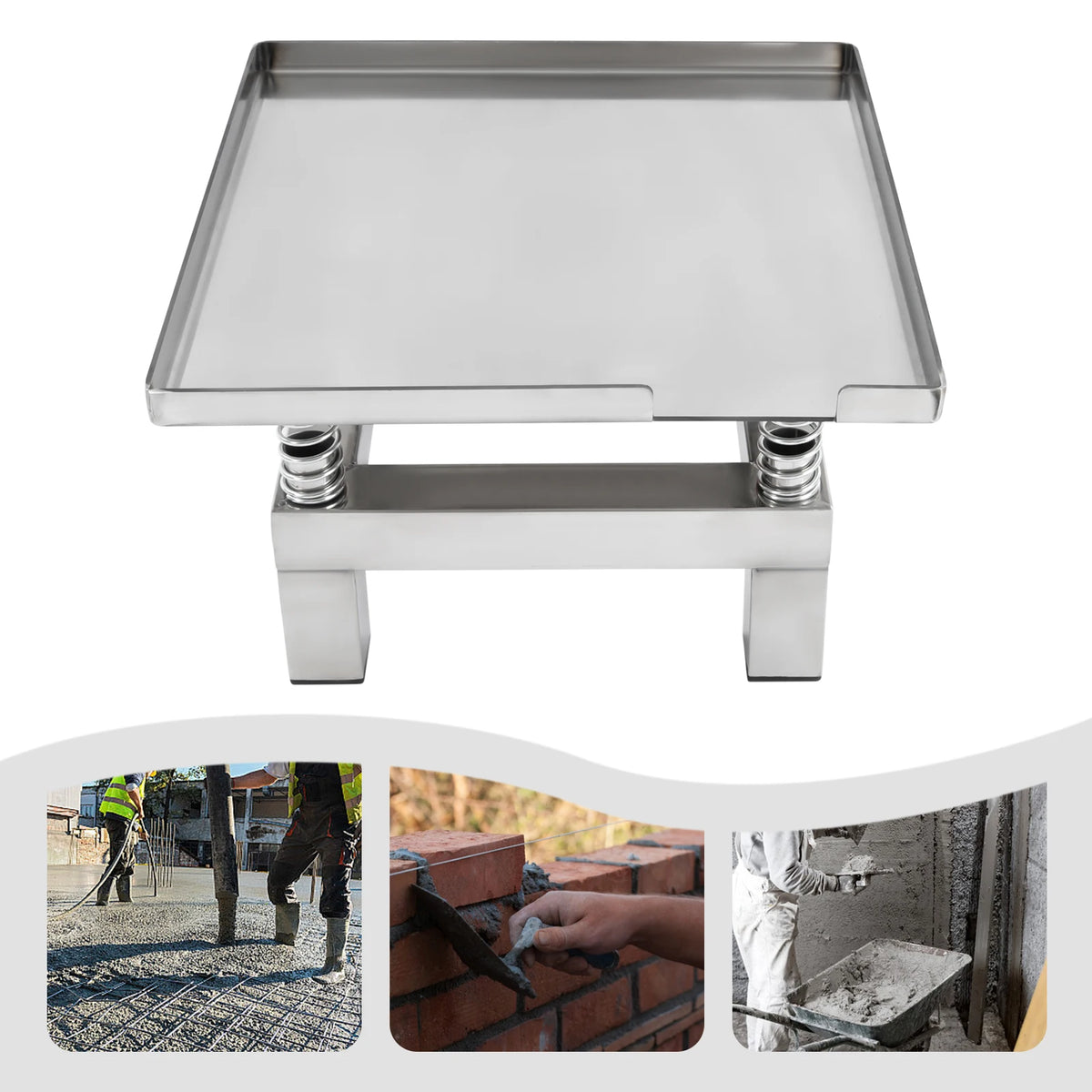 Benchtop Concrete Vibrating Table, 35 x 35 cm - 50 W
