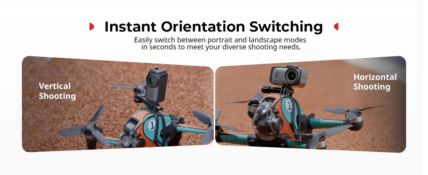 SmallRig Action Camera Nano Cage Kit – Vertical-to-Horizontal for DJI Osmo Nano | YouTube & TikTok (5757)