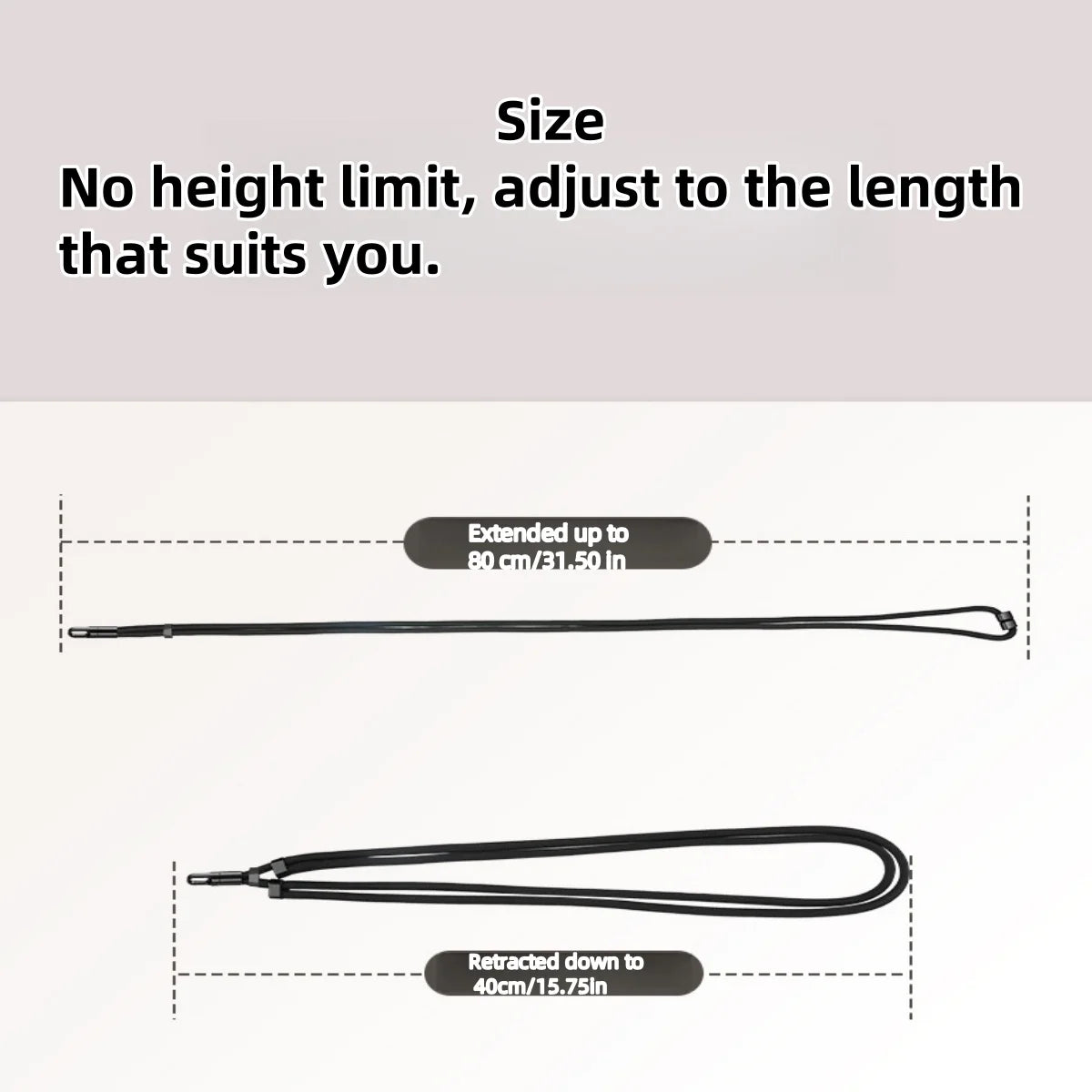 Universal Phone Lanyard with Clip – Anti-Drop 360° Rotation Adjustable Neck & Crossbody Strap for All Phones