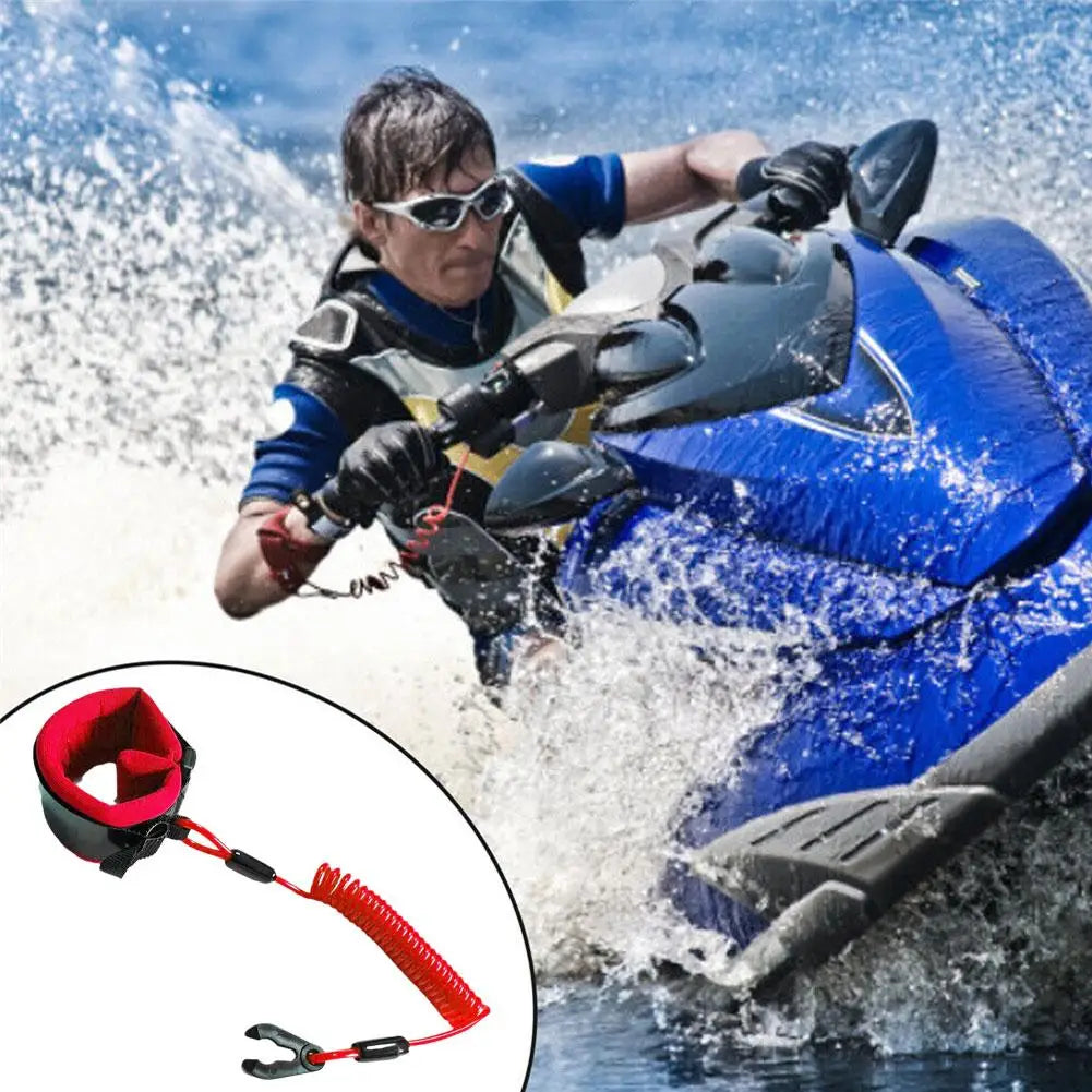 New Boat Safety Lanyard Start Stop Kill Switch Tether Cord For Jet Ski JT900 JT1100 For Most Board Engine Parts Accessories