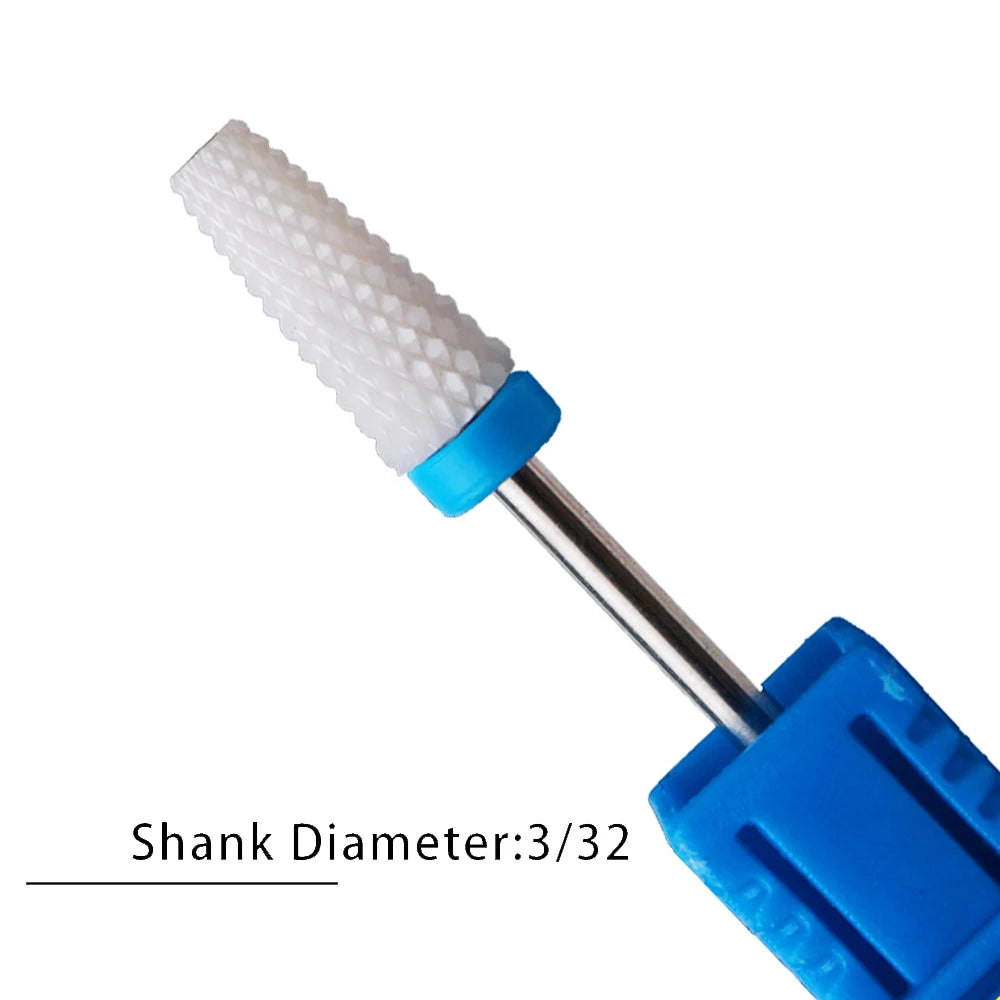Nail Drill Bits Flame Ceramic Cutters for Manicure Electric Pedicure Nail Bits Gel Polish Remover Files Burr Nail Accessories