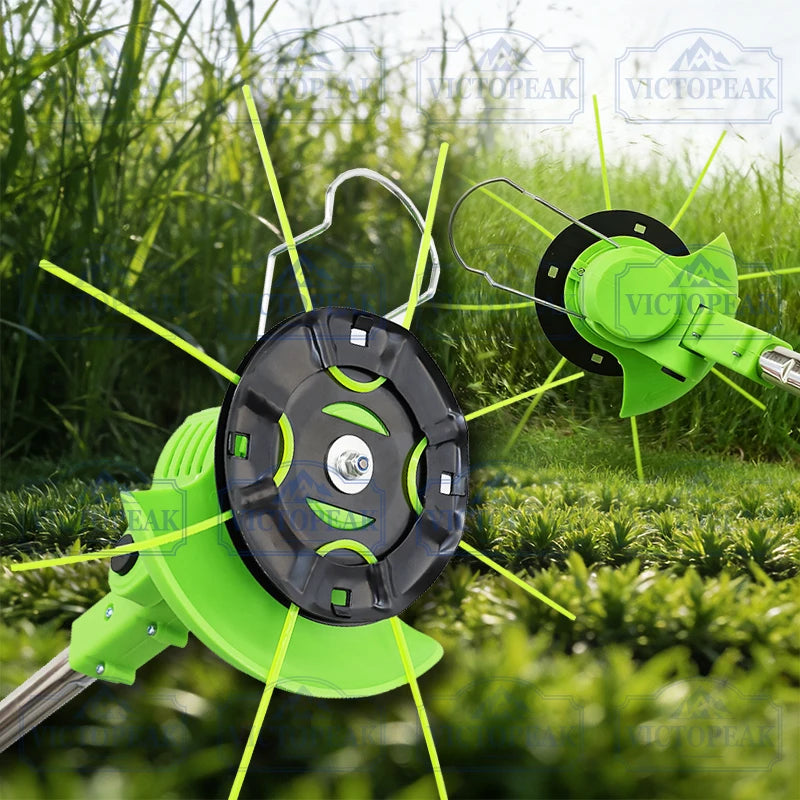 Trimmer Head Iron Plate Easily Install Rotate Line for Brush Cutter Head Brushhead