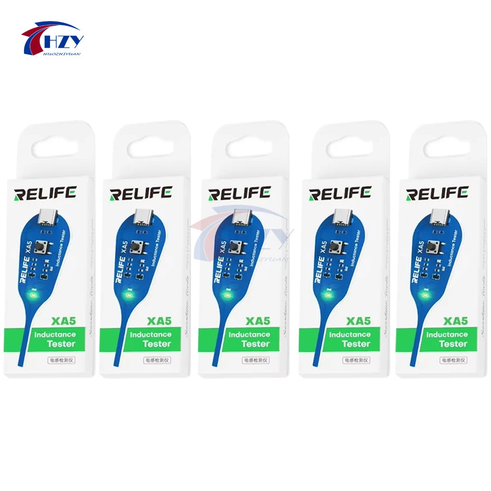 RELIFE XA5 Inductance Tester Electromagnetic Non-Contact Fault Detection for Phones PCB Motherboard Repair Diagnostics Tool