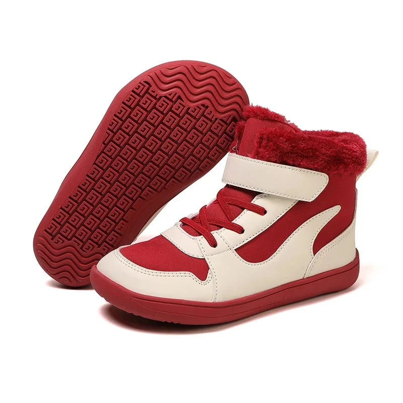 Kids Wide Toe Snow Boots - Minimalist Warm Winter Sneakers - photo 13