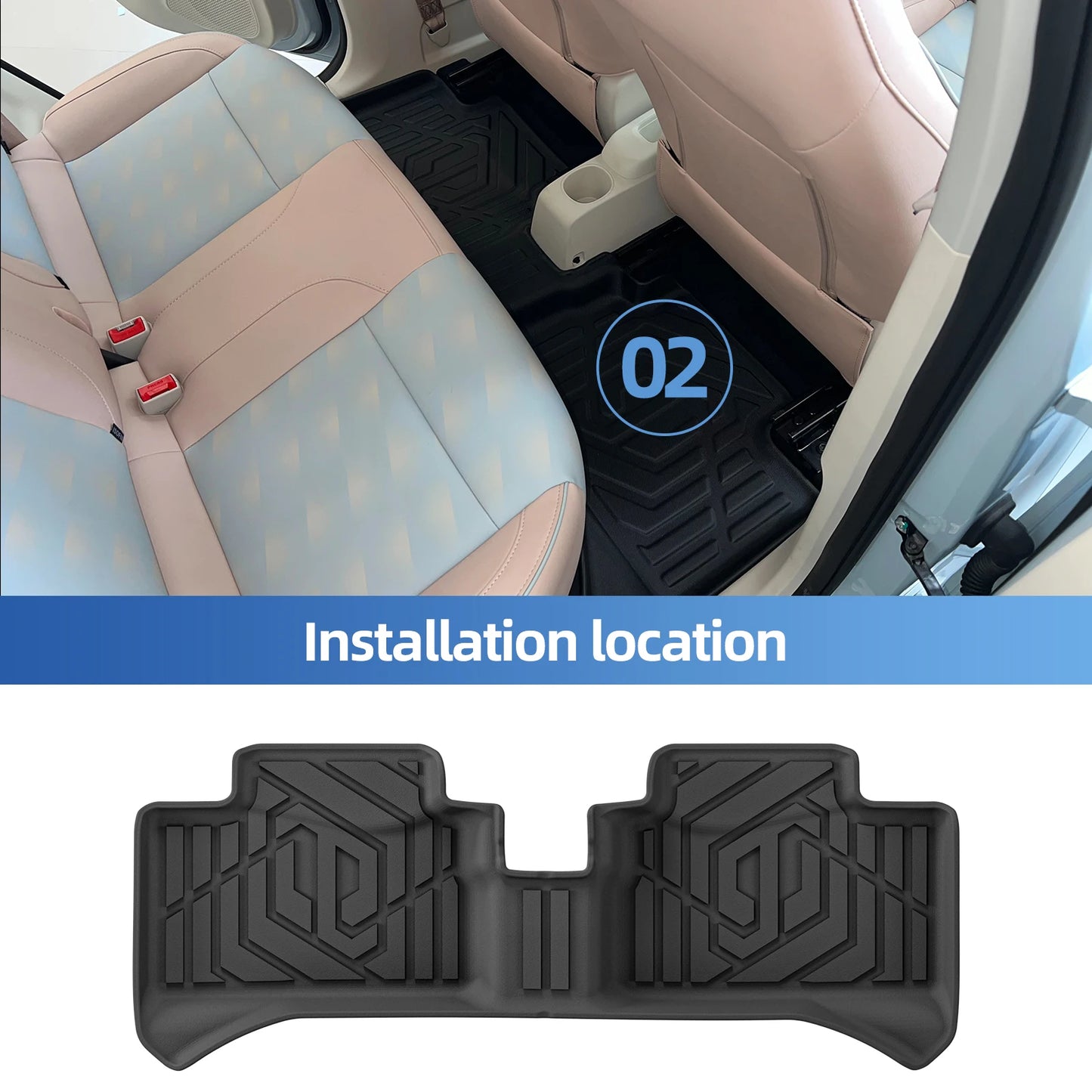 for Leapmotor T03 EV 2026 2026 2026 Car Floor Mats Trunk Pad TPE 3D Foot Mat Odorless Tray Anto Accessories Black