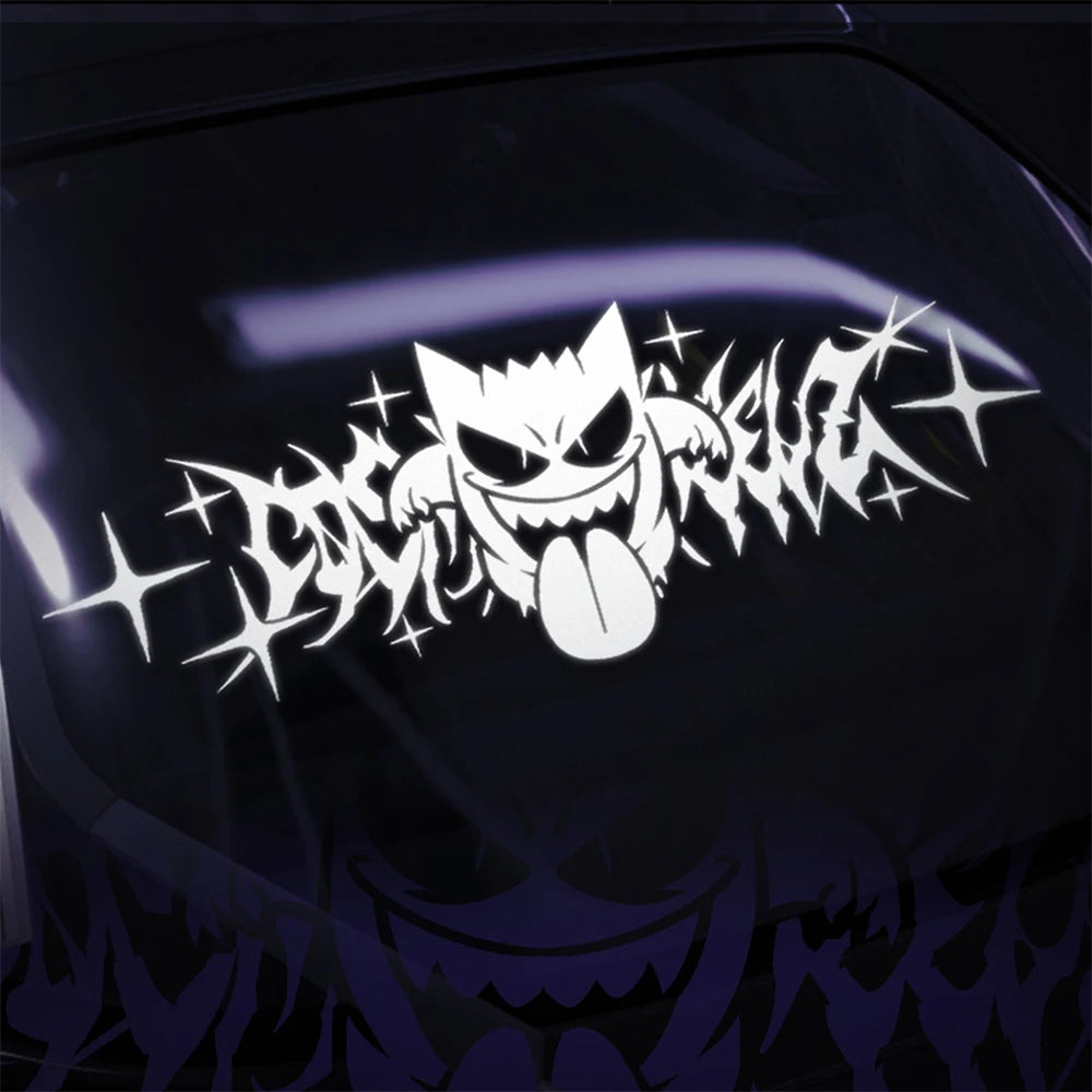 JDM Car Stickers for Cosmicwheelz Drift Stance Anime Sticker Dream Build Escape After The File Glass Decoration Vinyl Decals