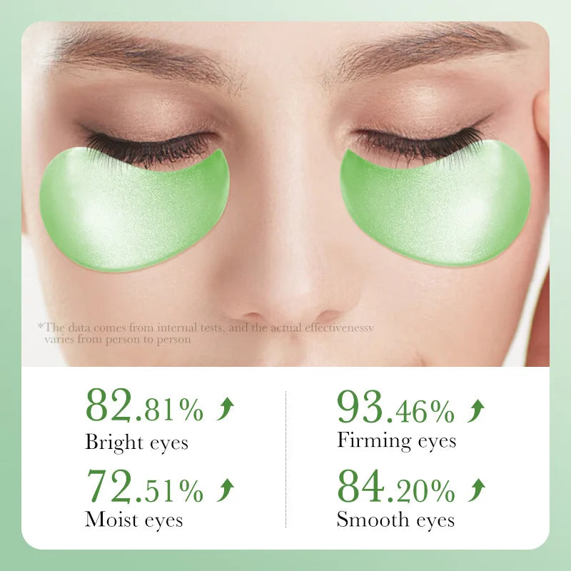 SADOER 60pcs Aloe Vera & Collagen Eye Masks – Anti Dark Circles, Eye Bags & Puffiness | Hydrating & Firming Under-Eye Patches for Women