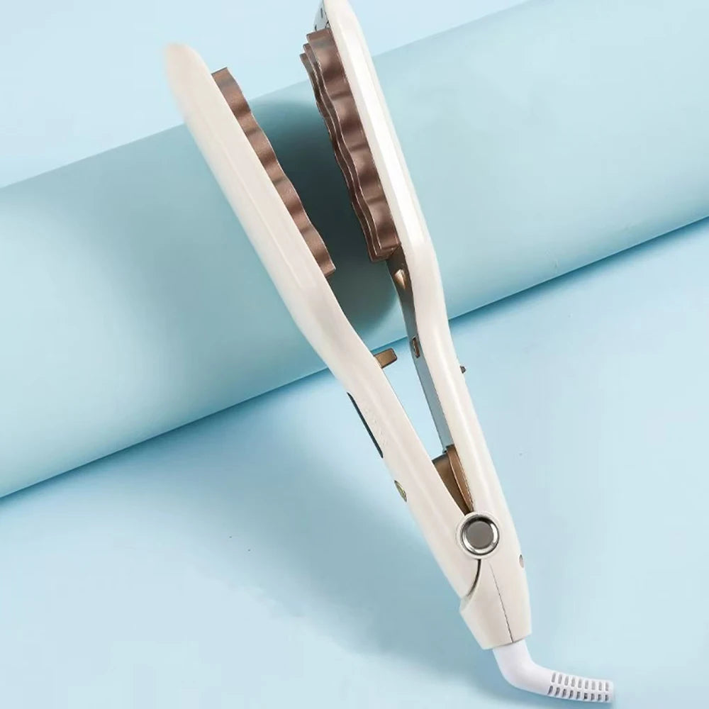 Electric Hair Curle Hair Styling Tools 13MM Flat Iron Hair Water Ripple Curling Iron